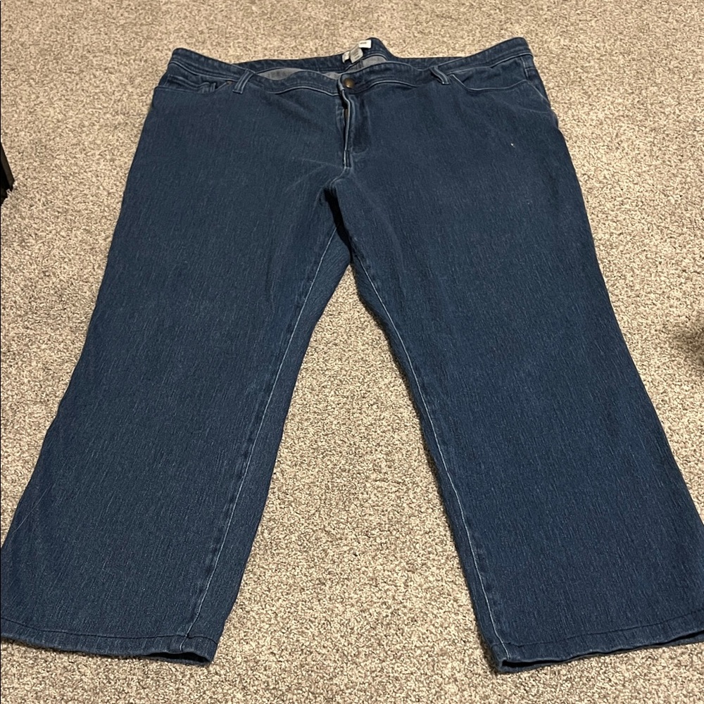 Coldwater Creek Dark Blue Flare Jeans